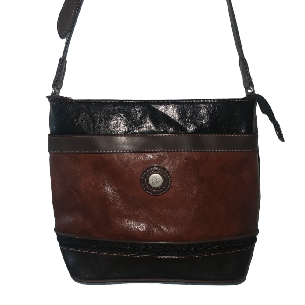 Vintage Mouflon leather crossbody bag